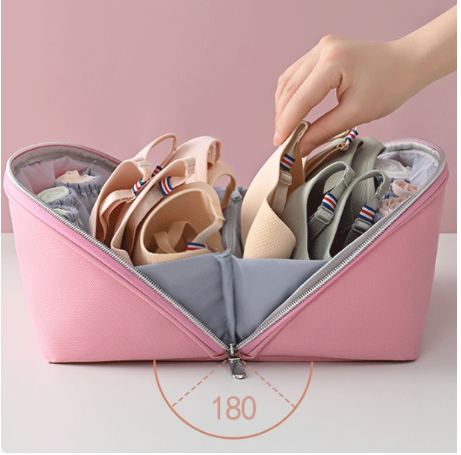 Multifunctional Travel Organizer Bag – Divider Pouch for Underwear, Bras, Socks, and Clothes with Washing Compartment