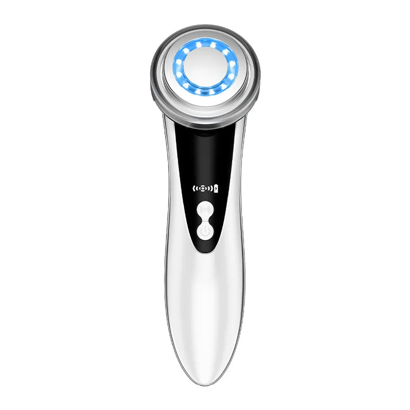 EMS RF Skin-Tightening & Face-Lifting Device Microcurrent Red-Light Massage for Skin Rejuvenation & Glow