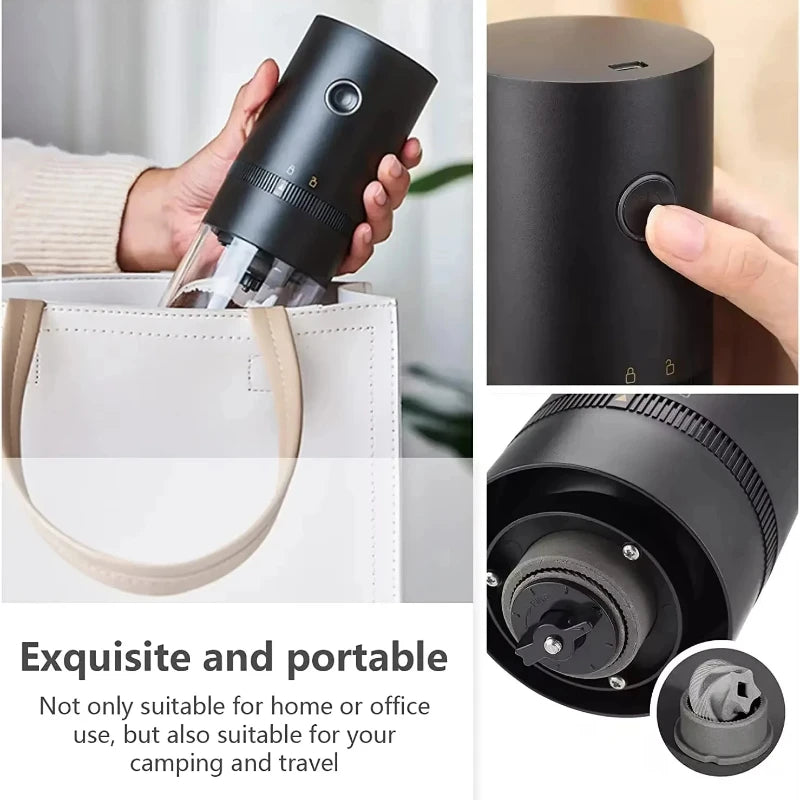 Xiaomi Youpin Portable Coffee Maker – Wireless, Rechargeable, with Grinder