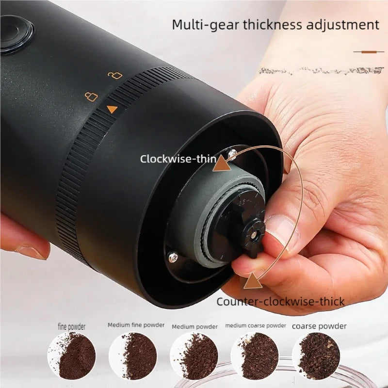 Xiaomi Youpin Portable Coffee Maker – Wireless, Rechargeable, with Grinder